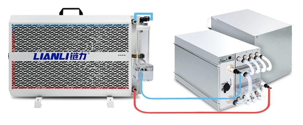 سیستم خنک کننده ماینر S19 hydro